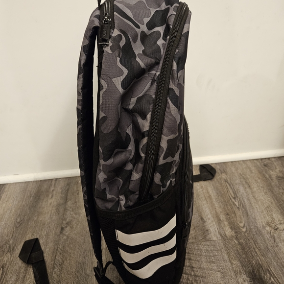 Adidas Black And Gray Camo Backpack - Picture 4 of 12